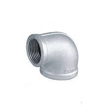 Free shipping 1-1/2"- 1-1/4" Threaded Elbow Reducer Pipe Fitting F/F Stainless Steel SS304 90 Degree Angled Threaded Reducer 2024 - compre barato