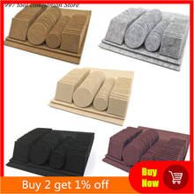 80/130pcs Furniture Chair Table Leg Self Adhesive Felt Wood Floor Protector Pads 2024 - купить недорого