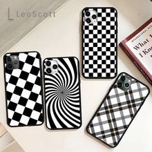 Checkerboard Plaid Checkered Phone Case for iPhone 11 12 pro XS MAX 8 7 6 6S Plus X 5S SE 2020 XR 2024 - buy cheap