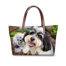 Havanese Dog Women Big Messenger Bags High Quality Bao Bao Totes Cross-body Bag for Female Shopping Bag Bolsos Mujer 2024 - buy cheap