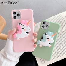 Cartoon Soft Horse Holder Case For Huawei Honor 8A 8C 7A 7X 7C 7S 6X 6A V9 V10 V20 V30 Play 3e Silicone Unicorn TPU Stand Cover 2024 - buy cheap