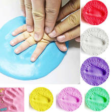 Baby Ultra Llight Stereo Hand Foot Inkpad Drying Soft Clay Baby Handprint Footprint Imprint Kit Casting DIY Toys Fingerprint 2024 - купить недорого