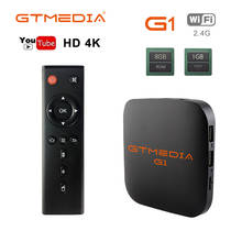 Original Global GTmedia G1 TV Box 4K Android TV 7.1 Ultra HD Amlogic S905W 1G 8G WIFI Google Cast Set top Box Media Player 2024 - buy cheap