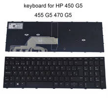 Spanish Backlit keyboard For HP ProBook 450 G5 455 G5 470 G5 SP ES Spain QWERTY computer keyboards black backlight 9Z.NEFSQ.02T 2024 - buy cheap