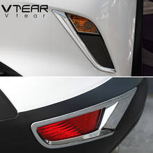 Vtear For Mazda CX-3 CX3 2018 2019 2020 accessories Front Rear fog lights cover frame trim ABS Chrome Exterior decoration 2024 - buy cheap