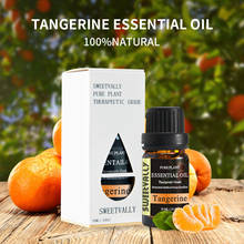 Óleos essenciais tangerina 10ml, óleo de fragrância relaxante, difusores de aromaterapia, óleos essenciais puros, óleo de massagem corporal 2024 - compre barato