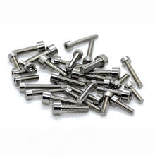 Tornillos de cabeza hexagonal para modelo de avión, aleación de titanio GR5 TC4 M3 M4 x 6/8/10/12/14/16/18/20mm, cabeza de tornillo, enchufe para modelo de coche, DIY 2024 - compra barato