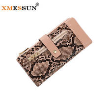 XMESSUN-cartera larga con cremallera para mujer, Cartera de gran capacidad con varias tarjetas, F313, 2021 2024 - compra barato