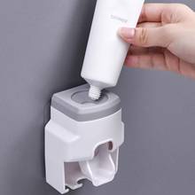 Automatic Toothpaste Dispenser Wall Mount Dust-proof Toothbrush Holder Wall Mount Storage Rack Bathroom Accessories Set Squeezer 2024 - buy cheap