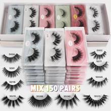 MAANGE Wholesale Eyelashes 10/20/30/40/50/80/100/150 Pairs 3D Mink Lashes Makeup False Eyelashes In Bulk Natural Maquiagem Cilio 2024 - buy cheap