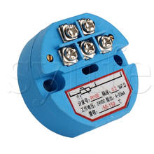 RTD-Sensores de temperatura de plástico PT100, transmisor de-50 a 150 grados, 24V DC, azul 2024 - compra barato