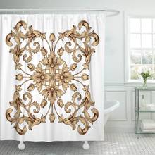Vintage Baroque Retro Pattern Antique Acanthus Filigree You Shower Curtain Waterproof Polyester Fabric 60 x 72 Inches Set 2024 - buy cheap