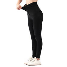 1 pair High Waisted Leggings Women Sweat Sauna Pants Thermal Body Shaper Waist Trainer Front Buckle Design Slimming Product TK 2024 - buy cheap