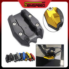 SEMSPEED-soporte lateral para motocicleta, almohadilla de extensión para Honda Forza 300 Forza 250 Forza 125 MF13 2017 2018 2019 2020 2024 - compra barato