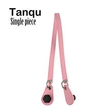 Tanqu Single Piece Concise Ring Leather Belt Handle Metal Ring Drops for Classic Mini Obag Basket City Chic Women Handbag O Bag 2024 - buy cheap