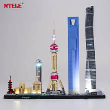 Mtele kit de luz led para arquitetura 21039 xangai (não inclui o modelo) 2024 - compre barato