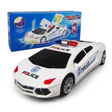 Bump & Go Electric Police Car Live Action Deformation Toy with Lights and Sounds  2024 - buy cheap