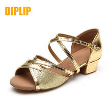 DIPLIP hot new girl Latin dance shoes salsa children's national standard  shoes children's dance shoes girls shoes tango 2024 - buy cheap