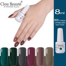 Clou Beaute 8 Ml New 85color Uv Gel Nail Polish Nail Art All for Manicure Semi Varnish Soak Off Nail Art Gel Nail Primer Resin 2024 - buy cheap