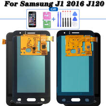 Super AMOLED LCD For Samsung Galaxy J1 2016 J120 J120F J120G J120DS J120M J120H LCD Screen Display Touch Digitizer Assembly 2024 - buy cheap