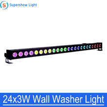 24x3W LED RGB 3in1 Led Wall Wash Light DMX Led Bar DMX Line Bar Wash Stage Light Party Wedding Events Lighting 2024 - buy cheap