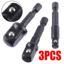 3 Pcs 1/4 3/8 1/2 Inch Hex Shank Socket Adapter Set Impact Driver Extension Drill Bits Bar Power Tool Drill Bit 2024 - buy cheap
