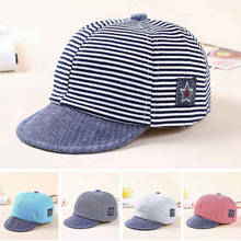 Summer Cute Newborn Baby Girl Boy Hat Infant Sun Cap Cotton Beret Hat Striped Mother Kids Accessories Kids Hat Caps 2024 - buy cheap