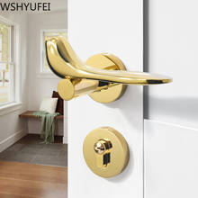 Cerradura de puerta silenciosa para el hogar, manija de pájaro con llave para el Interior del hogar, Hardware de seguridad, con diseño creativo para dormitorio 2024 - compra barato