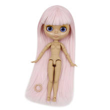ICY DBS Blyth Doll 1/6 bjd straight pale pink hair tan skin joint body shiny face 30cm toy girls gift anime 2024 - buy cheap