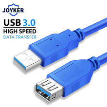 Горячая Распродажа, usb-удлинитель, Супер Скоростной Кабель USB 3,0, кабель для синхронизации данных с разъемом USB 3,0, Удлинительный кабель 1 м, 3 м, 5 м 2024 - купить недорого