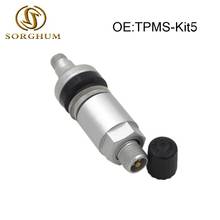 1 pçs tpms sensor de pressão dos pneus válvula hastes reconstruir kit alta qualidade TPMS-Kit5 2024 - compre barato