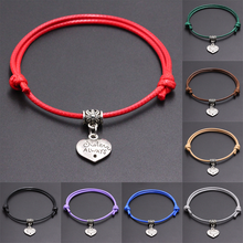 Pulseira diy com pingente de linhas vermelhas, bracelete de linhas feitas à mão da sorte para mulheres, joias de casal e moda, 2021 2024 - compre barato