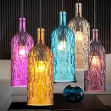 Candelabro de cristal para botella de vino de un solo extremo, moderno, Simple, creativo, para Bar, café, restaurante 2024 - compra barato