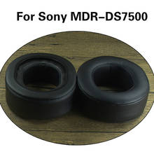 Almohadillas de repuesto de piel de oveja para SONY MDR-DS7500, almohadillas de espuma viscoelástica suave de alta calidad, cojín para auriculares de MDR-DS7500 2024 - compra barato