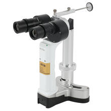 Microscópio óptico e oftálmico portátil, lâmpada com fenda, fonte de luz led para uso hospitalar, oftalmologia 2024 - compre barato