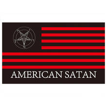 60x90cm/90x150cm/120x180cm  custom flag Roman Catholic Church knights Templar Satan pentagram Baphomet flag 2024 - buy cheap