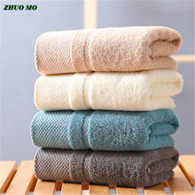 Toallas de algodón suaves para adultos, toallas de baño de 33x73cm, sábanas de Hotel para el hogar, lavado de cara de alta calidad, 4 colores, 1 ud. 2024 - compra barato