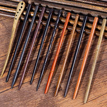 Vintage Hair Stick Natural Wooden Chinese Style Chopsticks Ethnic Hair Pin Head Pins Hairpins For Women  Jewelry Accessories 2024 - buy cheap