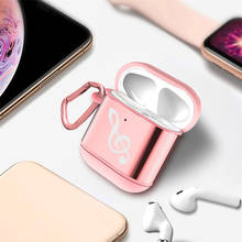 Funda protectora para Airpods, carcasa dura para auriculares Apple Airpods 1 2, cubierta protectora galvanizada, capa 2024 - compra barato