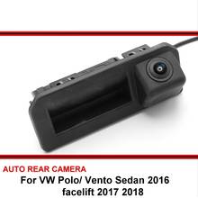 Tronco do carro lidar com câmera para vw polo/vw vento sedan 2016 facelift 2017 2018 vista traseira invertendo estacionamento câmera de backup à prova dwaterproof água 2024 - compre barato