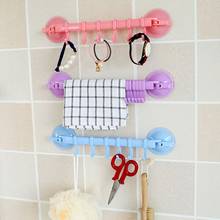 Plastic Suction Cup Kitchen Hanger Organizer Bath Towel Clothes Bathroom Hook Cooking Tool Vacuum Storage Rack Free Nail 2024 - buy cheap