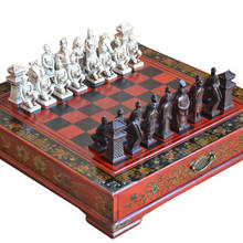 Guerreiros chineses clássicos de madeira quebra-cabeça chessboard de personagens desenho animado jogo de tabuleiro para adolescentes presente de aniversário adulto 2024 - compre barato