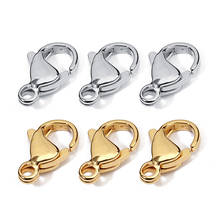5Pcs/lot The Latest Stainless Steel Lobster Clasp Accessories DIY Accessories Connection Buckle 2024 - buy cheap