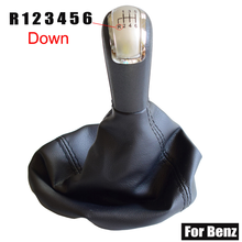 Gear Shift Knob Complete For Mercedes C-Class W202 W208 E-Class W203 S203/W168 1997-2004 Leather Gaiter Boot Cover 2024 - buy cheap