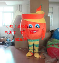 Новейший Высококачественный костюм талисмана Crazy Orange на заказ, костюм талисмана-фрукта, праздничная одежда на Хэллоуин, карнавал, праздник 2024 - купить недорого