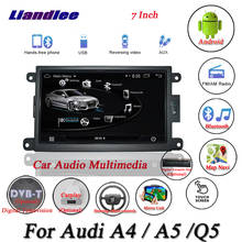 Sistema Multimedia Android para coche, Radio con reproductor de navegación GPS, Carplay, pantalla HD de vídeo, para Audi A4/A5/Q5, años 2009 a 2015 2024 - compra barato