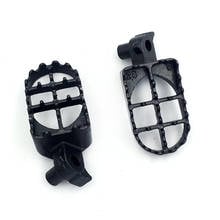 Aftermarket free shipping motorcycle parts Motocross MX Dirt Bike Steel Foot Pegs For Suzuki 2003 2004 RM125 RM250 GRAY 2024 - buy cheap