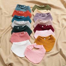 Baby Infants Feeding Bibs Soft Cotton Bandana Saliva Towel Toddler Triangle Drool Scarf Newborn Burp Cloth 2024 - buy cheap