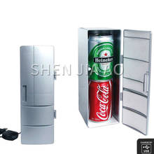 Холодильник USB второго поколения горячий и холодный мини холодильник USB для охлаждения/отопления портативный Настольный 1 шт. 2024 - купить недорого