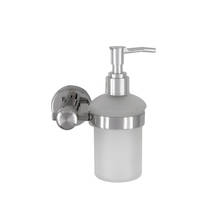 Liquid Soap Dispenser Pump, Wall Mounted Soap/Lotion Dispenser Pump for Bathroom or Kitchen - Frosted Glass/Stainless Steel 2024 - buy cheap